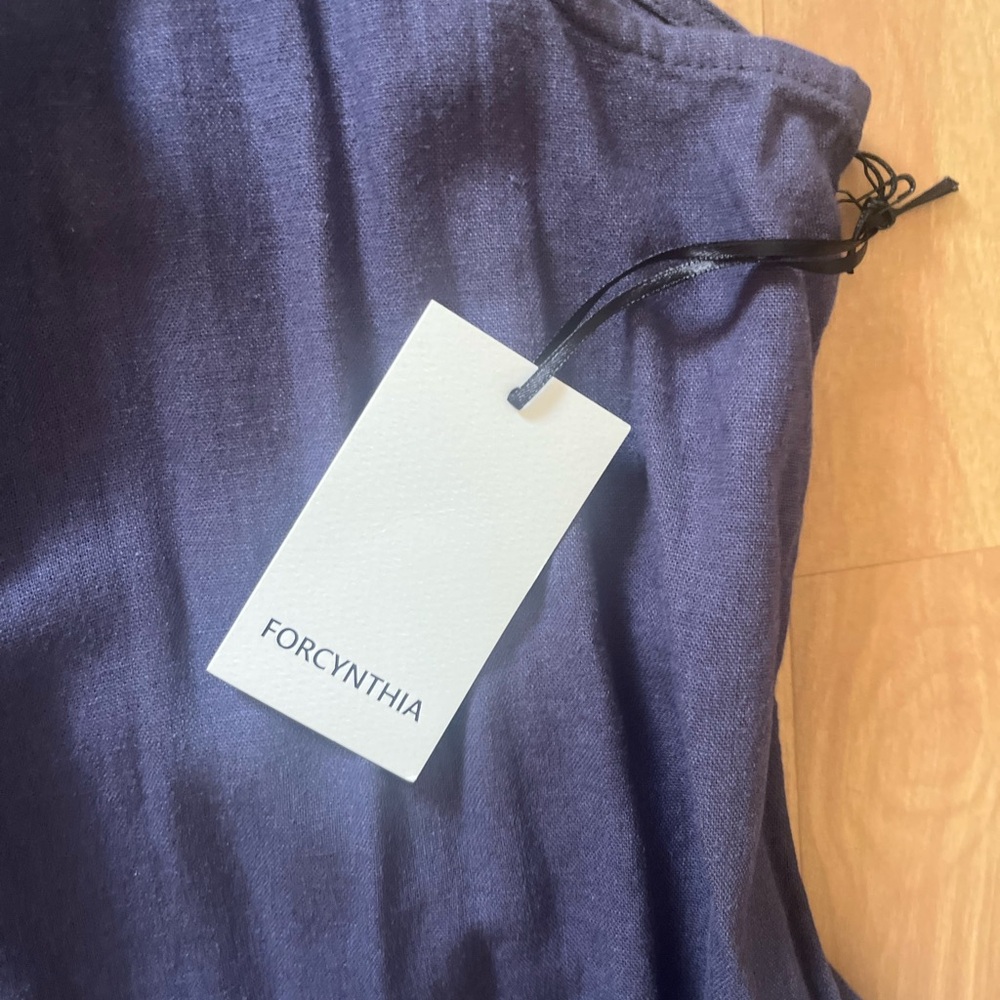 New For Cynthia Navy Blue Midi Dress - Picture 11 of 15